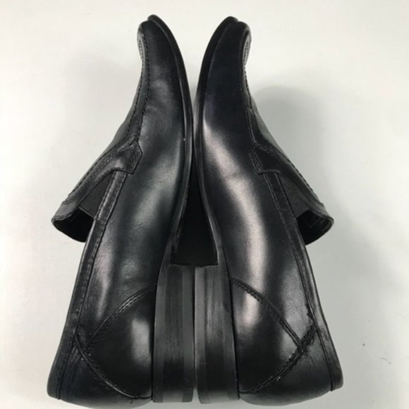 Guess by Marciano Men’s Black Leather Loafers Size 10 - Picture 4 of 8